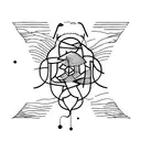 Amor Fati with Thread of Life tattoo design idea