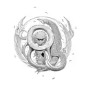 meliodas ouroboros tattoo design idea