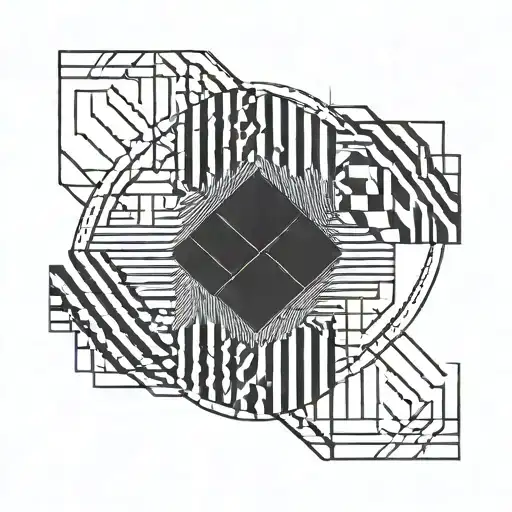 scale with bars tattoo design idea