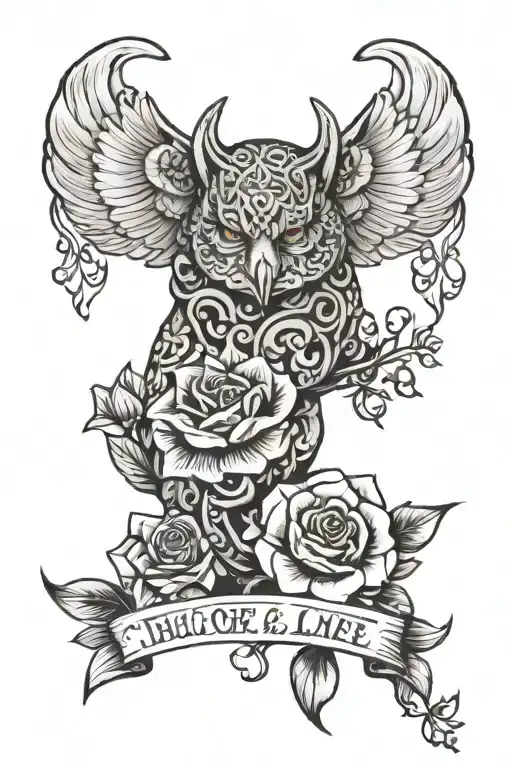 choose love over fear tattoo design idea