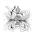 LIGHTER tattoo design idea