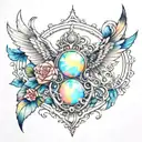 opal mima tattoo design idea