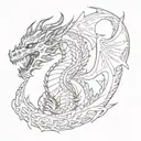 Celestial Dragon Physiology Aurelion Sol is a Celestial, an entity coming directly from the Celestial Realm tattoo design idea