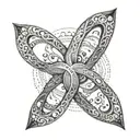 a Cover up for an infinity symbol tattoo this tatoo should represent strength and overcoming adversity  tattoo design idea