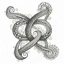 a Cover up for an infinity symbol tattoo this tatoo should represent strength and overcoming adversity  tattoo design idea