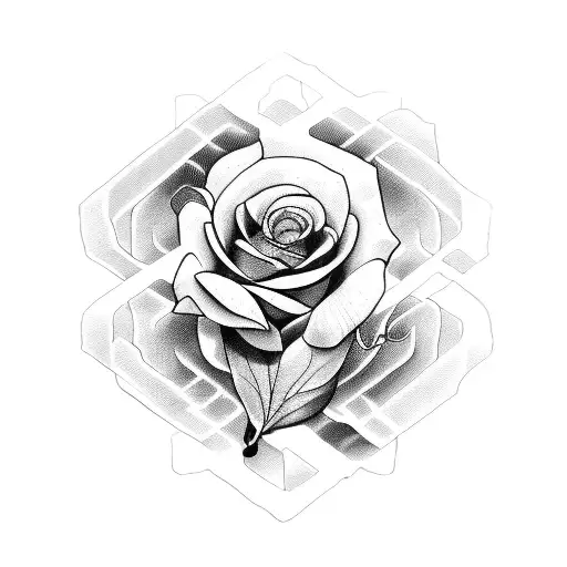 flores e ramos tattoo design idea
