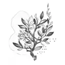 Olive Branch tattoo design idea
