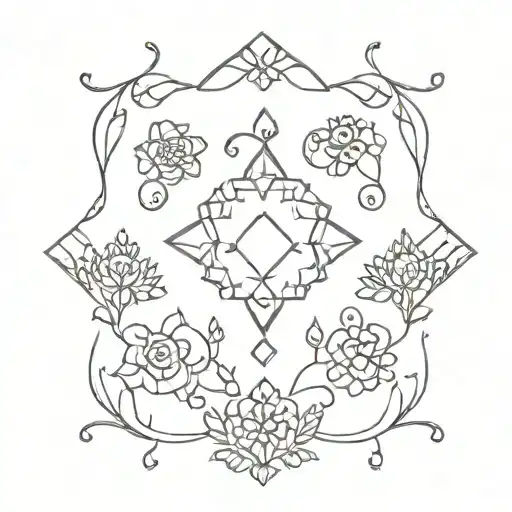 palestinian embroidery patterns tattoo design idea