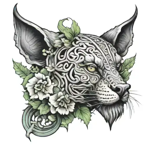 70% anglao saxon 30% irish tattoo design idea