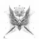 Invictus  tattoo design idea