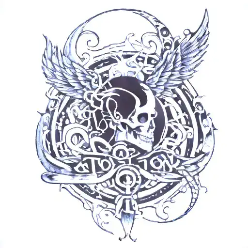 the band Tool's undertow tattoo design idea