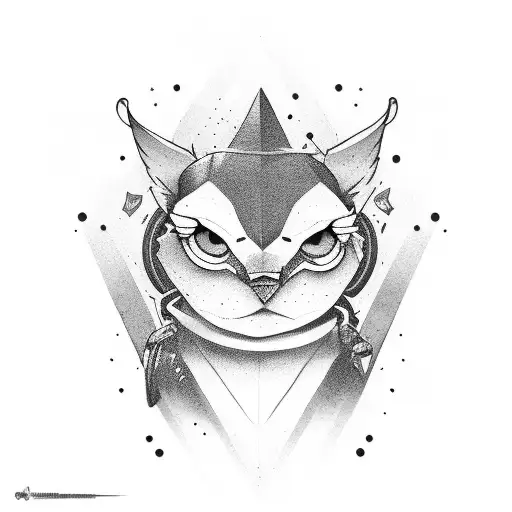 Peaceful  tattoo design idea