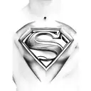 superman tattoo design idea