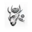 depression alone tattoo design idea