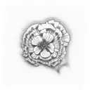 depression alone tattoo design idea