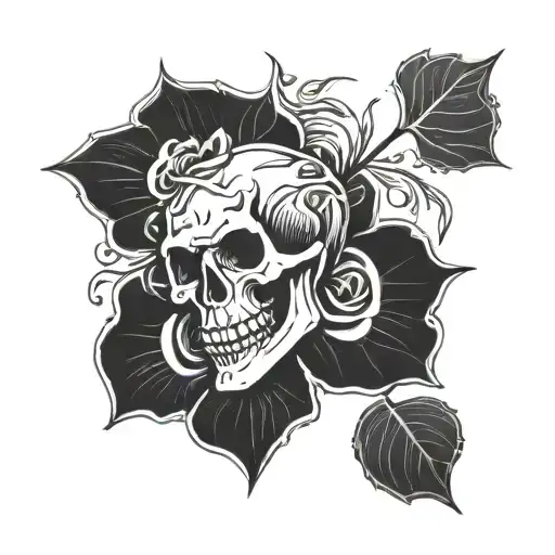 death date tattoo design idea