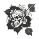 death date tattoo design idea
