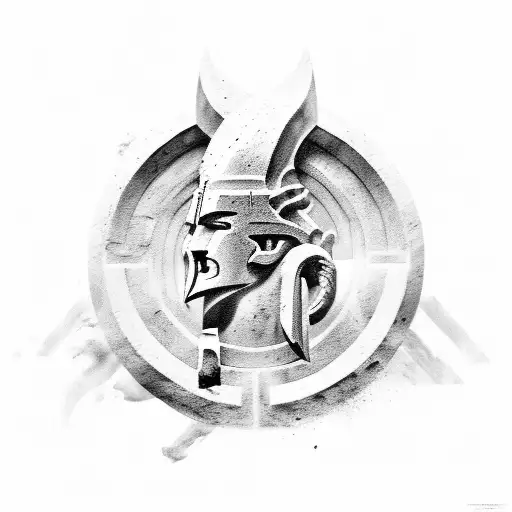 Spartan Warriors and gods tattoo design idea
