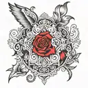 gothic inspired tattoo tattoo design idea