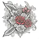 gothic inspired tattoo tattoo design idea