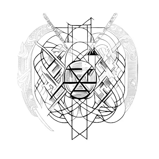 the words aeterna amantes with accents inspired by Astarion from bg3 tattoo design idea