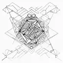 the words aeterna amantes with subtle  accents inspired by Astarion from bg3 tattoo design idea