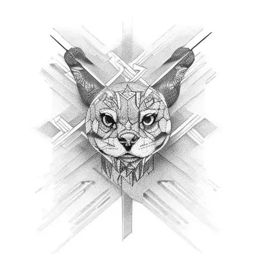 cross wrapped in athletic tape tattoo design idea