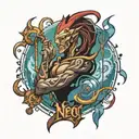 magic the gathering  tattoo design idea