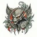 magic the gathering  tattoo design idea