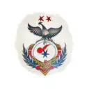 Turkey flag tattoo design idea