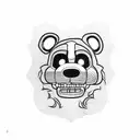 Five Nights at Freddy's  tattoo design idea