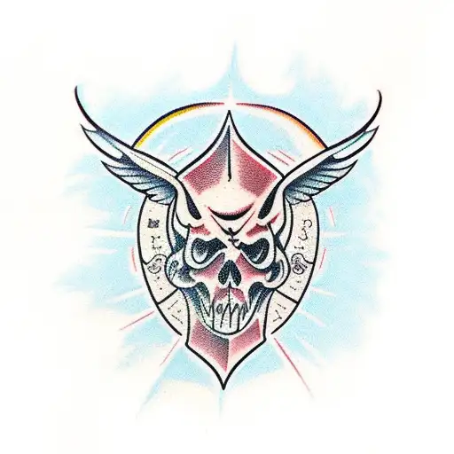 lucifer tattoo design idea