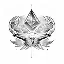 Odin's ravens tattoo design idea