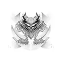 armour sleeve tattoo design idea