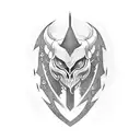 armour sleeve tattoo design idea