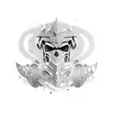 armour sleeve tattoo design idea