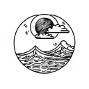 Stranger Things tattoo design idea