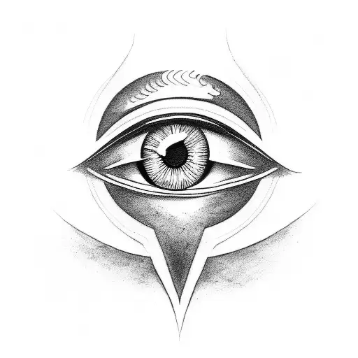 Evil Eye tattoo design idea