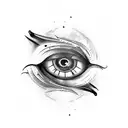 Evil Eye tattoo design idea