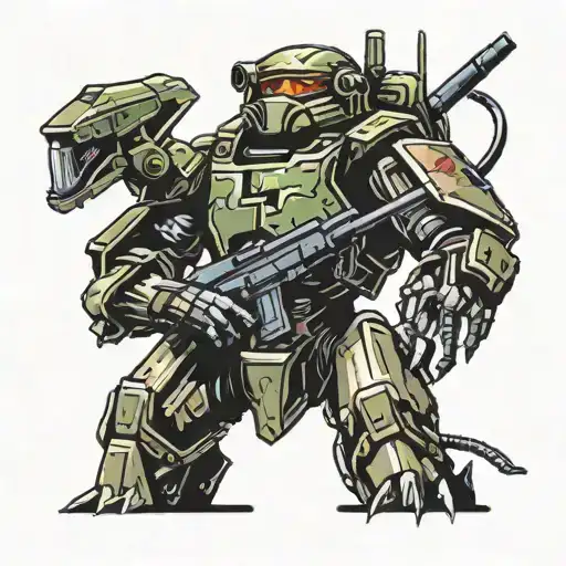 starship troopers  tattoo design idea
