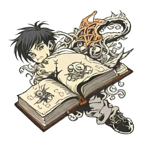 stranger in a strange land book symbolizing tattoo design idea