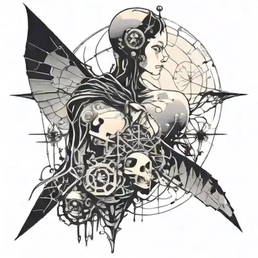 stranger in a strange land heinlein  symbolizing tattoo design idea