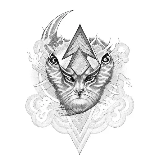 hurricane tattoo design idea