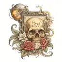 For the wages of sin is death, but the free gift of God is eternal life in Christ Jesus our Lord. tattoo design idea