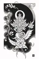 SHINZOU WO SASAGEYO tattoo design idea