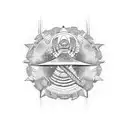 comet tattoo design idea