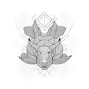 line work  tattoo design idea