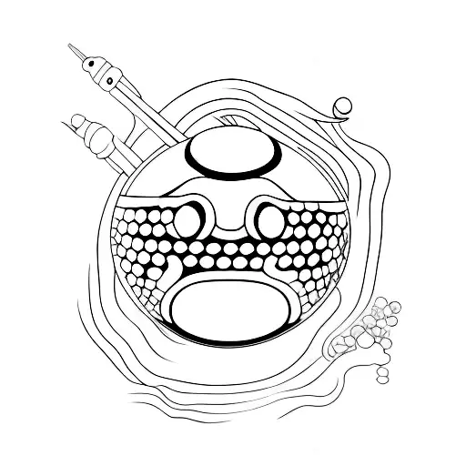 8 Ball tattoo design idea