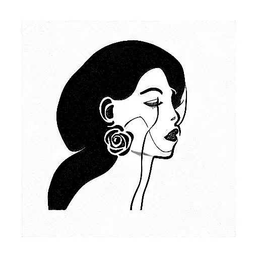flores mujer tattoo design idea