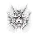 michael angel tattoo design idea